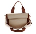 GUESS Canvas II Tote Bag M Natural / Cognac