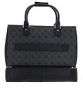 GUESS Wilder Zip Bottom Shopper Tote Bag Charcoal GUESS Wilder Zip Bottom Shopper Tote Bag Charcoal
