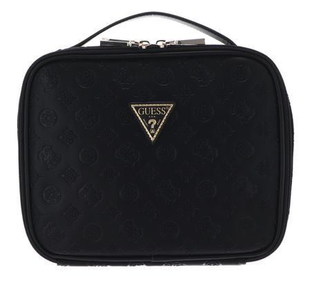 GUESS Wilder Travel Cosmetic Organizer Case Black