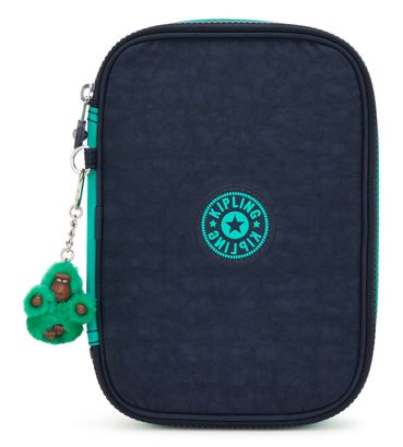 kipling Back To School 100 Pens Pencase L Blue Green Bl