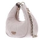 GUESS Marieke Mini Hobo Bag Light Beige Logo