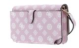 GUESS Loralee Xbody Flap Organizer Pale Pink Logo GUESS Loralee Xbody Flap Organizer Pale Pink Logo
