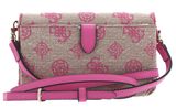 GUESS Loralee Xbody Flap Organizer Pink Logo GUESS Loralee Xbody Flap Organizer Pink Logo