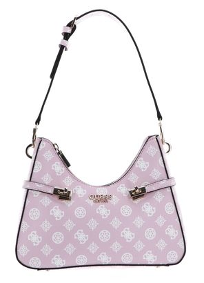 GUESS Loralee Hobo Pale Pink Logo