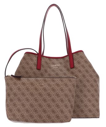 GUESS Vikky II Tote Bag L Brown