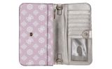GUESS Loralee Xbody Flap Organizer Pale Pink Logo GUESS Loralee Xbody Flap Organizer Pale Pink Logo