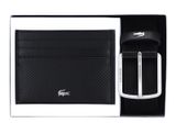 LACOSTE Elegance Punch Cardholder + Belt Box W115 Noir