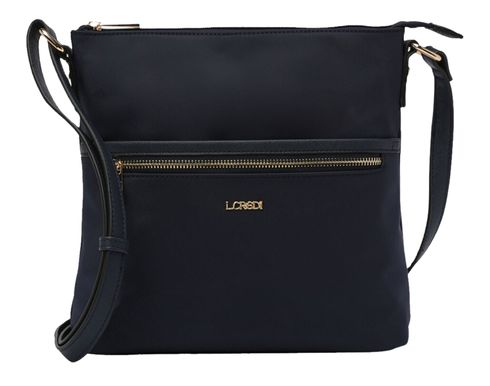 L.CREDI Alena Crossbody Bag Navy