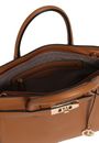 L.CREDI Konstanze Handle Bag Cognac