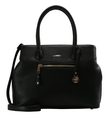 L.CREDI Maxima Handle Bag Black