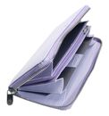Esquire Viktoria Zip Around Wallet Lilac Esquire Viktoria Zip Around Wallet Lilac