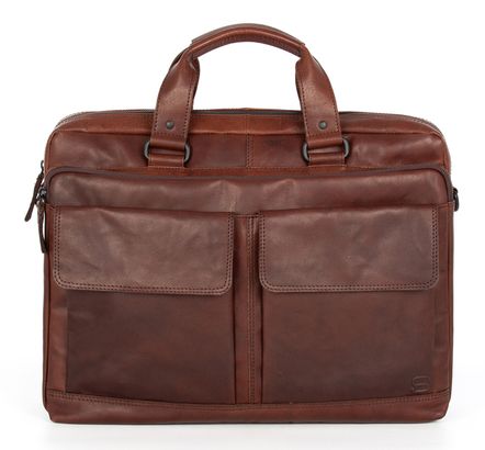 SPIKES & SPARROW Robert Business Bag Dark Brown