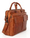 SPIKES & SPARROW Robert Business Bag Brandy
