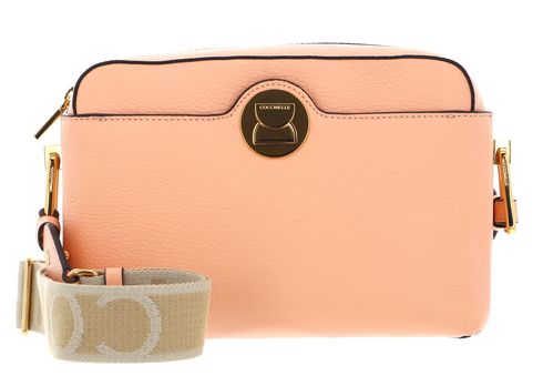 COCCINELLE Liya Signature Crossbody Grained Leather Sunrise