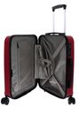 LANCASTER Bagages Cabin Trolley Rouge LANCASTER Bagages Cabin Trolley Rouge