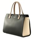 LANCASTER Smooth Tote Bag L Noir - Nude Clair - Nude Foncé