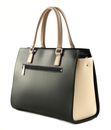LANCASTER Smooth Tote Bag L Noir - Nude Clair - Nude Foncé