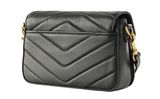 LANCASTER Soft Matelassé Crossbody Bag Noir LANCASTER Soft Matelassé Crossbody Bag Noir