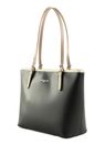LANCASTER Smooth Tote Bag M Noir - Nude Clair - Nude Foncé