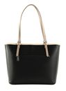 LANCASTER Smooth Tote Bag M Noir - Nude Clair - Nude Foncé