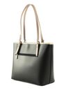 LANCASTER Smooth Tote Bag M Noir - Nude Clair - Nude Foncé