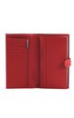 LANCASTER Smooth Checkbook Holder Rouge