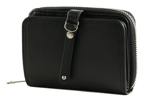 LANCASTER Soft Vintage Nova Back To Back Wallet Noir