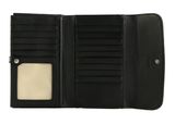 LANCASTER Soft Vintage Nova Back To Back Organizer Wallet Noir