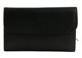 LANCASTER Soft Vintage Nova Back To Back Organizer Wallet Noir