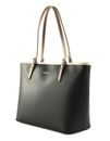 LANCASTER Smooth Tote Bag L Noir - Nude Clair - Nude Foncé
