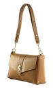 LANCASTER Top Double Crossbody Bag M CAMEL_IN_OR