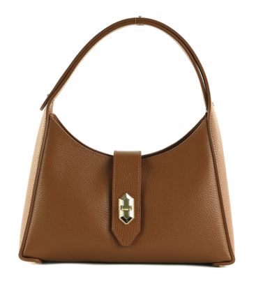 LANCASTER Top Double Hobo Bag CAMEL_IN_OR