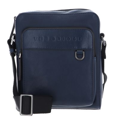 THE BRIDGE Damiano Crossbody Bag L Oltremare / Rutenio Scuro