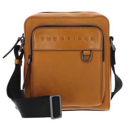 THE BRIDGE Damiano Crossbody Bag M Curry Abb Rutenio Scuro