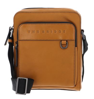 THE BRIDGE Damiano Crossbody Bag L Curry Abb Rutenio Scuro