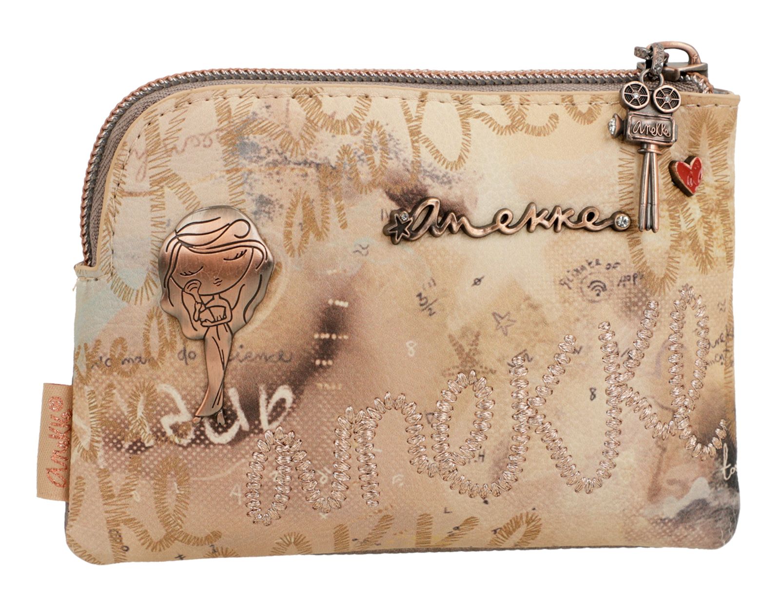 Porte-Monnaie Femme Anekke Shōen - Portefeuille à Rabat Avec Comptoir à Pièces - Multicolore
