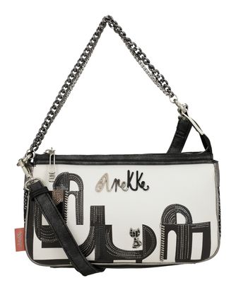 Anekke Peace & Love Nature Sixties Crossbody Bag Black & White