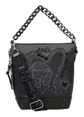 Anekke Hollywood Studio Crossbody Bag M Navy Blue