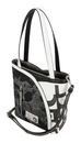 Anekke Peace & Love Nature Sixties Tote Bag With Shoulder Strap Black & White