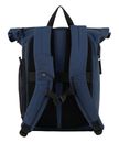 PIQUADRO Arne Roll Top Computer Backpack With LED Light Blue PIQUADRO Arne Roll Top Computer Backpack With LED Light Blue