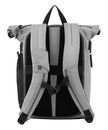 PIQUADRO Arne Roll Top Computer Backpack With LED Light Grey PIQUADRO Arne Roll Top Computer Backpack With LED Light Grey