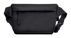 Bauchtasche 'Ostdeutschland' – Schwarze Gürteltasche Mit 3 Fächern, Klettpatch, Verstellbar Bis 128 Cm
