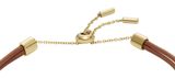 FOSSIL Sadie Leather Bracelet Gold FOSSIL Sadie Leather Bracelet Gold