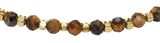 FOSSIL All Stacked Up Multi-Row Bracelet Tiger Eye Brown FOSSIL All Stacked Up Multi-Row Bracelet Tiger Eye Brown
