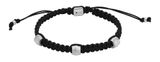 FOSSIL Harlow Linear Texture Bracelet Black FOSSIL Harlow Linear Texture Bracelet Black
