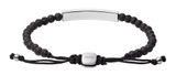 FOSSIL Semi-Precious Plaque Bracelet Black