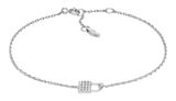 FOSSIL Sterling Lock Bracelet Silver