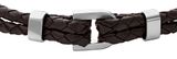 FOSSIL Heritage D-Link Leather Bracelet Brown
