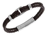 FOSSIL Heritage D-Link Leather Bracelet Brown