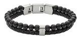 FOSSIL Vintage Casual Multi-Strand Bracelet Black FOSSIL Vintage Casual Multi-Strand Bracelet Black